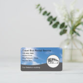 Cartes de visite de location de bus de la partie V (Debout devant)