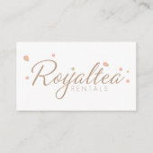 Cartes de visite de locations de Royaltea (Devant)