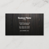 Cartes de visite de logo Femme personnalisable (Dos)