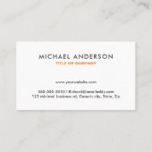 Cartes de visite de logo personnalisés - n'importe (Dos)