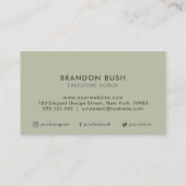 Cartes de visite de logo personnalisés - n'importe (Dos)