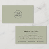 Cartes de visite de logo personnalisés - n'importe (Devant / Derrière)