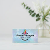 Cartes de visite de logo Popsicle personnalisable (Debout devant)