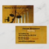Cartes de visite de loi (Devant / Derrière)