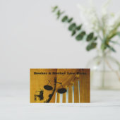 Cartes de visite de loi (Debout devant)