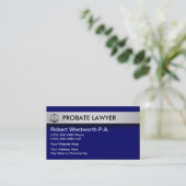 Cartes de visite de loi de validation (Debout devant)