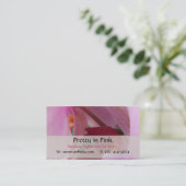 Cartes de visite de l'orchidée (Debout devant)