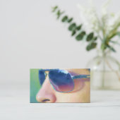 Cartes de visite de lunettes de soleil (Debout devant)