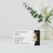 Cartes de visite de lutte antiparasitaire (Debout devant)