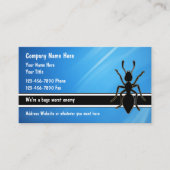 Cartes de visite de lutte antiparasitaire (Devant)