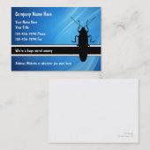 Cartes de visite de lutte contre les parasites (Devant / Derrière)