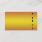 Cartes de visite de lutte contre les parasites (Dos)