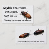 Cartes de visite de lutte contre les parasites (Devant / Derrière)