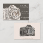 Cartes de visite de luxe de photographie (Devant / Derrière)