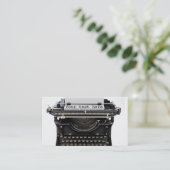 Cartes de visite de machine à écrire (Debout devant)