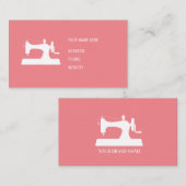 cartes de visite de machines à coudre (Devant / Derrière)