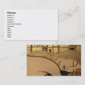 Cartes de visite de Madame 1 de sommeil (Devant / Derrière)