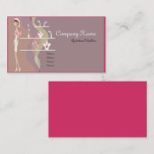 Cartes de visite de Madame Jewelry Shopping (Devant / Derrière)