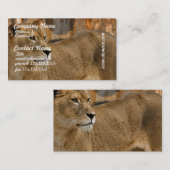 Cartes de visite de Madame Lioness (Devant / Derrière)
