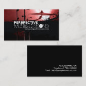Cartes de visite de magasin/batteur de musique (Devant / Derrière)