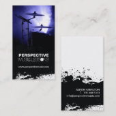 Cartes de visite de magasin/batteur de musique (Devant / Derrière)