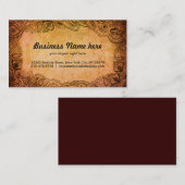 Cartes de visite de magasin d'antiquités (Devant / Derrière)