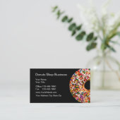 Cartes de visite de magasin de beignets (Debout devant)