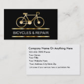 Cartes de visite de magasin de bicyclette (Devant / Derrière)
