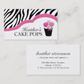 Cartes de visite de magasin de bonbons d'amusement (Devant / Derrière)