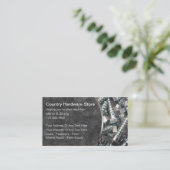 Cartes de visite de magasin de matériel (Debout devant)