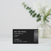 Cartes de visite de magasin de pneu (Debout devant)