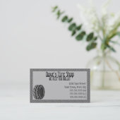 Cartes de visite de magasin de pneu (Debout devant)