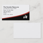 Cartes de visite de magasin de scooter (Devant / Derrière)
