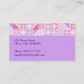 Cartes de visite de magasin d'édredon (Dos)