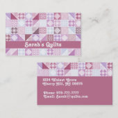 Cartes de visite de magasin d'édredon (Devant / Derrière)