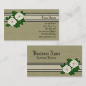 Cartes de visite de magnolia du sud (Devant / Derrière)