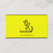 Cartes de visite de maison d'alerte de secours (Dos)