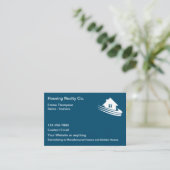 Cartes de visite de maisons mobiles fabriquées (Debout devant)