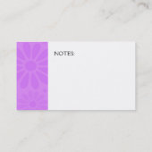 Cartes de visite de maman - fleurs de lavande (Dos)