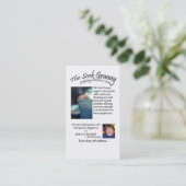 Cartes de visite de mamie de chaussette (Debout devant)