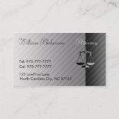 Cartes de visite de mandataire (Dos)