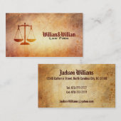 Cartes de visite de mandataire (Devant / Derrière)