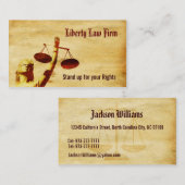 Cartes de visite de mandataire (Devant / Derrière)