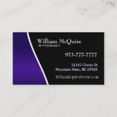 Cartes de visite de mandataire (Dos)