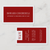 Cartes de visite de mandataire (Devant / Derrière)