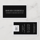 Cartes de visite de mandataire (Devant / Derrière)