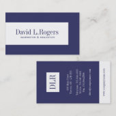 Cartes de visite de mandataire (Devant / Derrière)