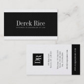 Cartes de visite de mandataire (Devant / Derrière)