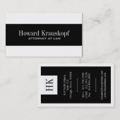 Cartes de visite de mandataire (Devant / Derrière)