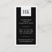 Cartes de visite de mandataire (Dos)